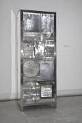 Heinz Mack, Cabinet of Light Treasures, 1964, Plexi glass, aluminum, wood, electrical suplies , 185 x 67 x 52 cm | 72.83 x 26.38 x 20.47 in , # MACK0033 