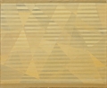 Heinz Mack, Untitled , 2011, Chromatische Konstellation | Acrylic and gold bronze on canvas , 130 x 160 cm | 51.18 x 62.99 in # MACK0057 