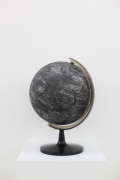 Qiu Zhijie, Tellurian of Fate, 2014,  Ink on paper mounted on globe,  48 x 35 x 38 cm |18.9 x 13.78 x 14.96 in, ZHIJ0038 