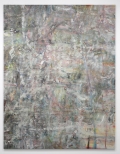 Liam Everett, Untitled (Trieste), 2014, Acrylic, enamel, alcohol, and salt on oil primed linen, 254 x 195.5 cm 