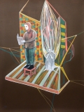 Rodel Tapaya, Lector, 2014, Acrylic on paper, 77 x 57,5 cm | 30.31 x 22.64 in, # TAPA0066 