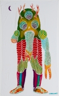 Eko Nugroho , 1, 2012, batik on cotton, 188 x 117 cm | 74.02 x 46.06 in, # NUGR0098 