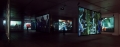 Julian Rosefeldt, Asylum, 2001/ 2002, 9-channel film installation, filmed on super 16mm, transferred on DVD, 16:9, loop 52 min, edition of 5 + 2 AP, installation view at BALTIC Centre for Contemporary Art, Gateshead, 2004 