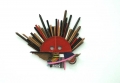 Karsten Konrad, Drums on Mohawk, 2009, formica, found colors, plastic, wood, 118 x 120 x 10 cm /46,46 x 47,24 x 3,94 in, KONR0067 