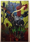 Rodel Tapaya, The Seven Senses II, 2015, Acrylic on paper, 152.4 cm x 101.6 cm | 60 in x 40 in, TAPA0082 