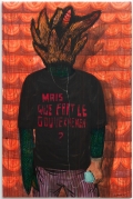 Eko Nugroho, Mais Que Fait Le Gouvernemen?, 2011, Colour ink and acrylic on canvas, 195 × 130 cm, NUGR0050 