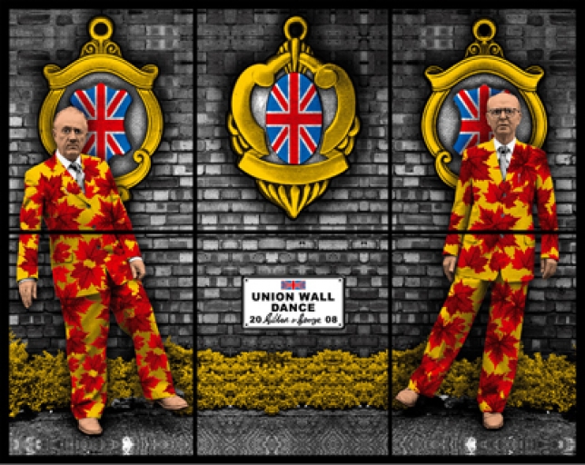 Gilbert & George, Union Wall Dance from the series JACK FREAK PICTURES, 2008, 151 x 190 cm / 59,45 x 74,8 in (consisting of 6 panels), GILB0017 