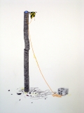 William Cordova, The first shall B last and the last shall B first, 2006, ink, graphite, collage on paper, 51 x 76 cm /20,08 x 29,92 in, CORD0008 