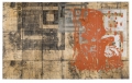 Mike Parr, Nauseania, 2013, Etching, carborundum, relief on rice paper bonded to paper, 320 x 520 cm | 125.98 x 204.72 in This work is unique. 