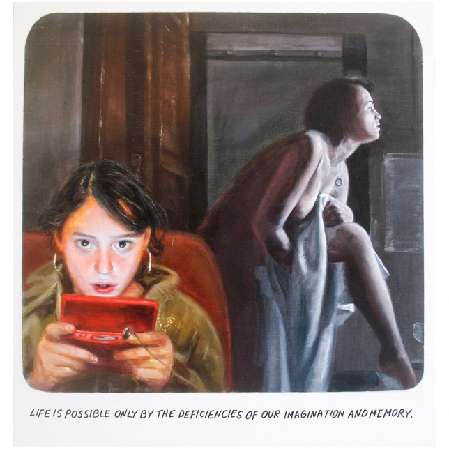 Muntean/Rosenblum, Life is possible only by..., 2010, 2010, oil on canvas, 54 x 51 cm | 21.26 x 20.08 in, MUNT0183 