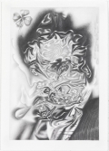 Dennis Scholl, Mönch, Sonne stehlend, 2010, Pencil on Paper, 29,7 x 21 cm, SCHO0049 