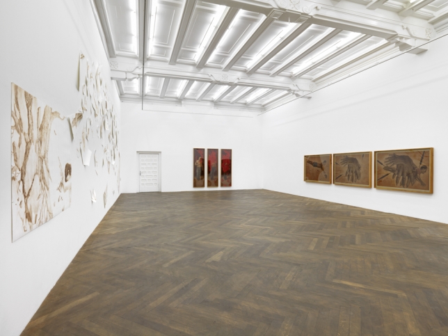 Installation view, Alfredo Esquillo, Transfigurations, ARNDT Berlin, 2015 