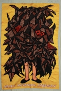 Eko Nugroho , Nenek Moyangku Pabrikan, 2014, Embroidery, 276 × 156 cm , NUGR0224 