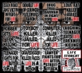 Gilbert & George, LIFE STRAIGHT, From: London Pictures, 2011, 12 panels, 226 x 254 cm | 88.98 x 100 in, # GILB0132 