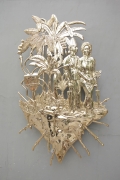 Entang Wiharso, Coalition: Borderless, 2012, brass, resin, pigment, thread, 175 x 100 cm | 68.9 x 39.37 in, Edition 2 of 2 (plus 2 artist proofs – 1 in graphite and 1 in brass), WIHA0040 