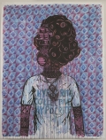  Eko Nugroho ,  Collective Hypocrite, 2014, Ecoline and Indian ink on paper, 200 x 150 cm , NUGR0202 