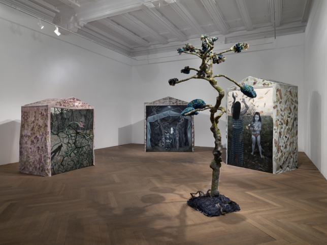 Geraldine Javier, Stuck in Reverse, 2013, Solo show, Installation view, ARNDT Berlin 