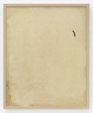 Jeewi Lee, Reinigungsbild Nr.7, 2015, Paper, traces, wood, floor cleaner, 80 × 65 cm, LEEJ0008 