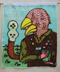  Eko Nugroho , Kecerdasan Bukan Untuk Mengelabuh, 2013, Embroidery,  177 × 157 cm, NUGR0196 