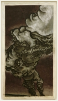 Yang Jiechang, On Ascension - Two Clouds 20.03.2003, 2003, ink and mineral colours on silk mounted on canvas, 130 x 72 cm | 51.18 x 28.35 in, YANG0004 