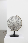 Qiu Zhijie, Tellurian of Sites, 2014,  Ink on paper mounted on globe,  48 x 35 x 38 cm |18.9 x 13.78 x 14.96 in, ZHIJ0030 