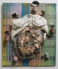 Jon Kessler, Untitled #77, 2007, mixed media on board, 60,96 x 45,72 x 10,16 cm /24 x 18 x 4 in, KESS0058 