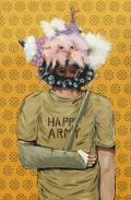 Eko Nugroho , Happy Army, 2011, Acrylic on canvas, 150 × 100 cm , NUGR0213 