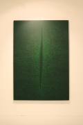 Rudi Mantofani, Hijau (Lucio Fontana series No 8)  , 2014, Acrylic on Canvas, 250 × 170 cm, MANT0003 