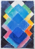Heinz Mack, Untitled, 2012 , Pastel crayon on paper , 51,5 x 36 cm | 20.28 x 14.17 in , # MACK0052 