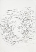 Qiu Zhijie, Map of Failure, 2012 ink and graphite on paper 79 x 54 cm | 31.1 x 21.26 in 