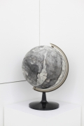 Qiu Zhijie, Tellurian of Explorers, 2014,  Ink on paper mounted on globe,  48 x 35 x 38 cm |18.9 x 13.78 x 14.96 in, ZHIJ0024 