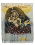 Khadim Ali, Transition / Evacuation 3, 2014, Wool, cotton thread and ink, 260 × 218 cm, KALI0004 