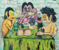 Pow Martinez, High society, 2014, Oil  on canvas, 160,02 x 137,16 cm | 63 x 54 in, # MART0001 
