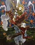 Rodel Tapaya, Origin of the Stars, 2013, Acrylic on canvas, 182,88 x 142,24 cm | 72 x 56 in, # TAPA0030 